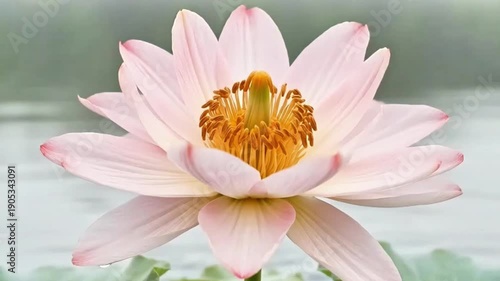 4k Time lapse of lotus flower blossoming