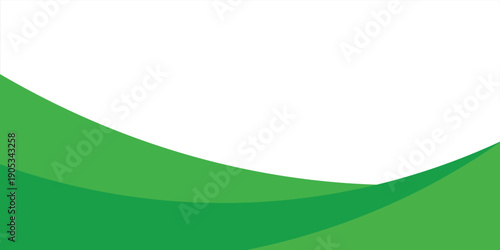 Curved Header and Footer Element. Vector Illustration eps10 modern vector