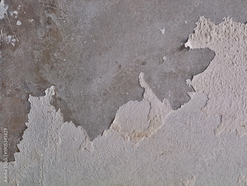 Φωτογραφία Peeling white paint texture on old concrete wall