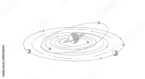 Vector illustration of a green radar screen isolated on a black background featuring a 3d abstract compass and a red arrow pointing toward success in a round water maze puzzle