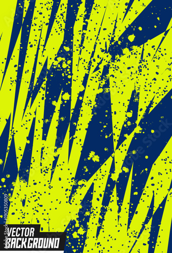 Abstract background pattern design for a sports jersey men's uniform, jersey design in yellow color