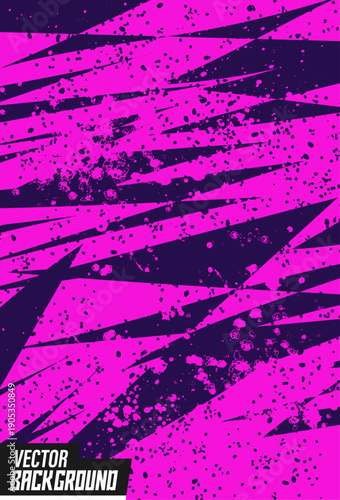 Abstract background pattern design for a sports jersey men's uniform, jersey design in purple color