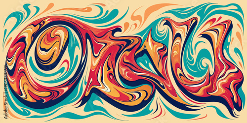 Original artwork photo of marble ink abstract art, High resolution photograph from exemplary original painting, Abstract painting was painted on HQ paper texture to create smooth marbling