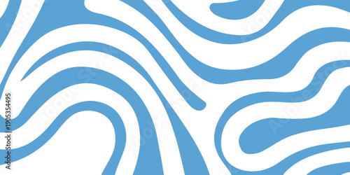 Abstract Blue Pattern of Intertwined Lines and Curves for Modern Background Design and Texture. abstract decoration