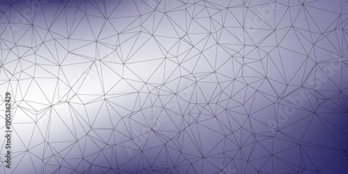 Neon futuristic abstract low-poly background with sharp triangular facets glowing in electric white, violet, and cyan tones.