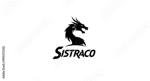 Sistraco logo with a fierce dragon silhouette.