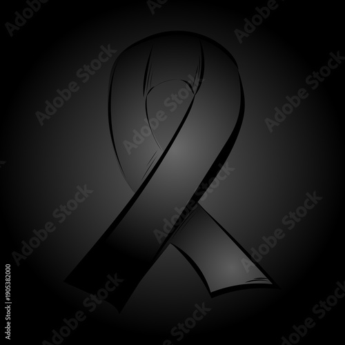 Black Morning ribbon