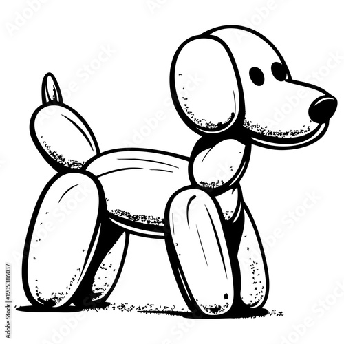 Balloon Dog Coloring Page