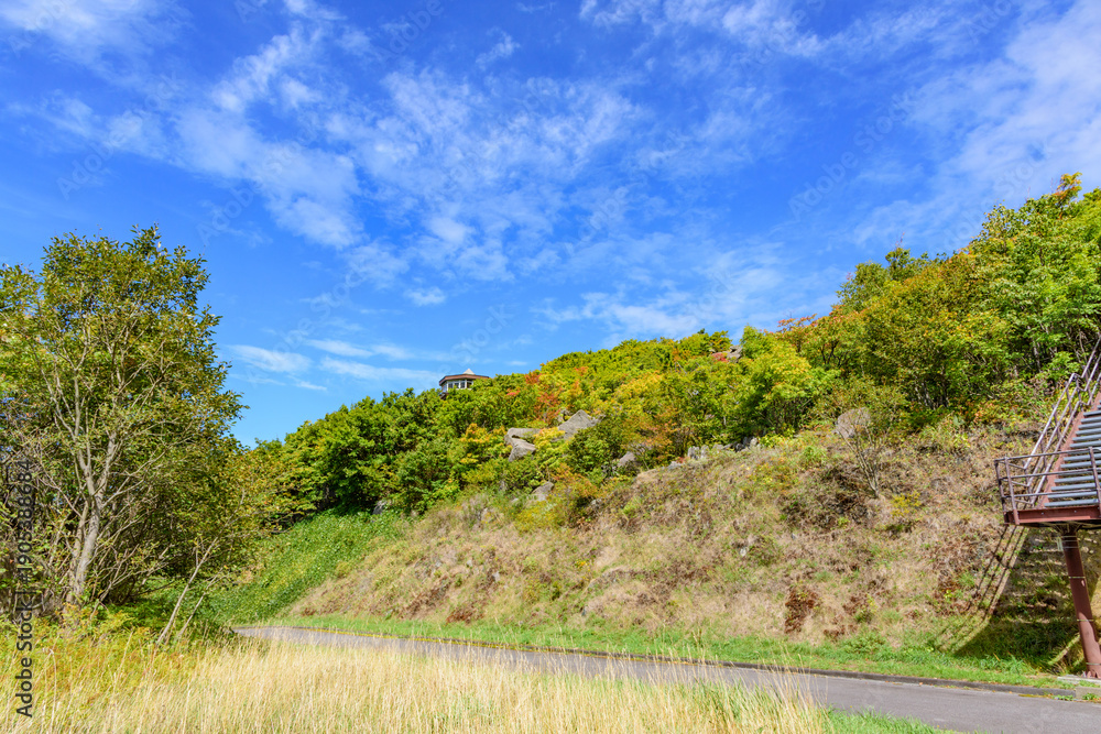 Fototapeta premium 道北 雄冬岬(おふゆみさき)展望台からの景色