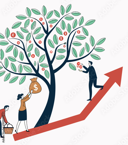 man and woman with tree