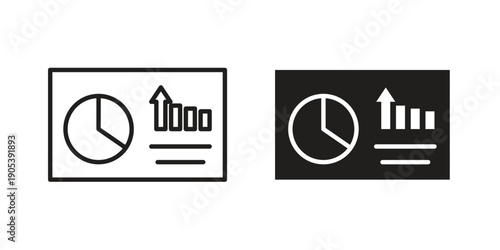 Equity derivatives icons in simple black style symbol sign for apps and website