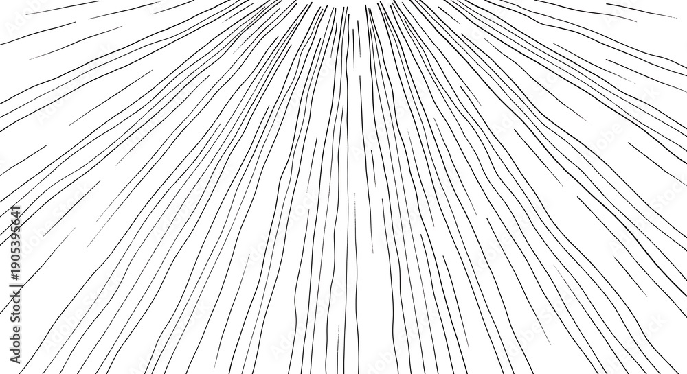 Obraz premium Hand Drawn Rays.