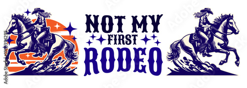 Not My First Rodeo Western Illustration Bundle