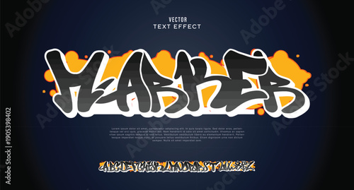 Marker Colourful Graffiti Font, this font can be used for logos and it looks perfect for short phrases and taglines
