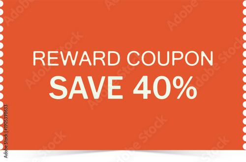 Orange reward coupon save 40 percent offer