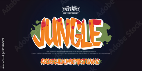 Jungle Colourful Graffiti Font, this font can be used for logos and it looks perfect for short phrases and taglines
