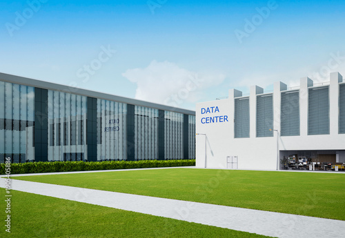 Data center building exterior