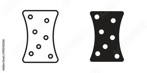 Bath sponge icon. Trendy stroke signs for website, apps and UI. Premium set of thin line icons.