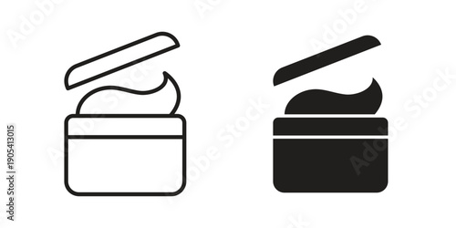 Body cream icon. Trendy stroke signs for website, apps and UI. Premium set of thin line icons.