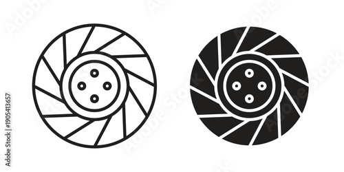 Car clutch icon. Trendy stroke signs for website, apps and UI. Premium set of thin line icons.