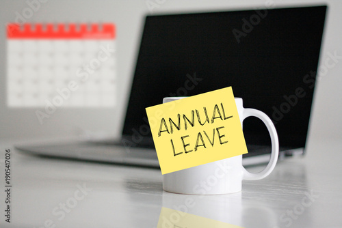 Wallpaper Mural Annual Leave Concept, Paid Vacation and Time Off from Work, Employee Rest and Work Life Balance, Holiday Planning and Relaxation Period Torontodigital.ca