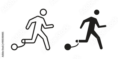 Escape icon. Trendy stroke signs for website, apps and UI. Premium set of thin line icons.