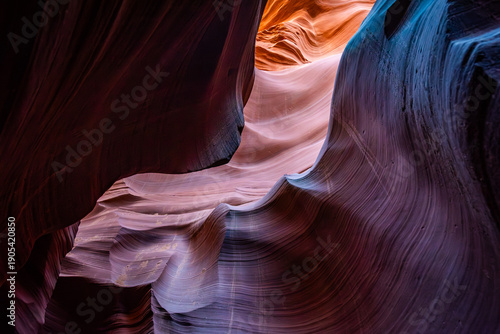 Billede på lærred Amazing views of Antelope Canyon, Arizona, USA