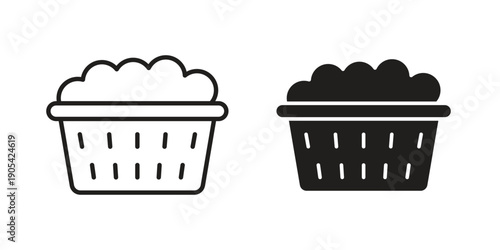 laundry hamper icon. Trendy stroke signs for website, apps and UI. Premium set of thin line icons.