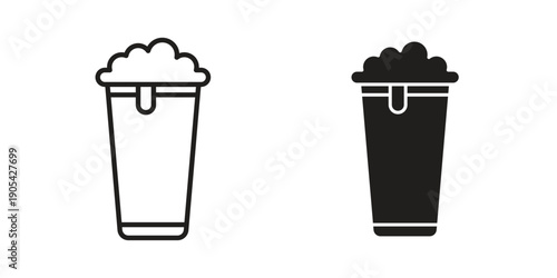Pint of beer icon. Trendy stroke signs for website, apps and UI. Premium set of thin line icons.