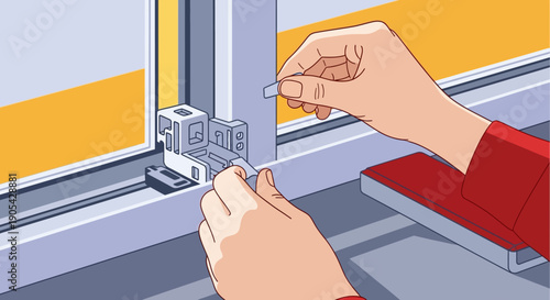 Installing a window latch: step-by-step guide with hands-on adjustment