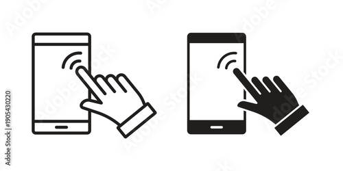 Self service icon. Trendy stroke signs for website, apps and UI. Premium set of thin line icons.