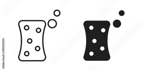 Soap cleaning icon. Trendy stroke signs for website, apps and UI. Premium set of thin line icons.