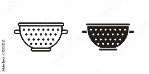 Strainer icon. Trendy stroke signs for website, apps and UI. Premium set of thin line icons.