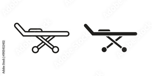 Stretcher icon. Trendy stroke signs for website, apps and UI. Premium set of thin line icons.