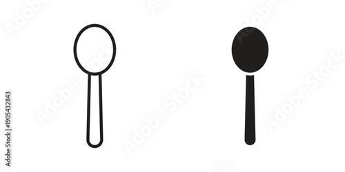 Tablespoon icon. Trendy stroke signs for website, apps and UI. Premium set of thin line icons.
