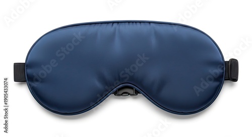 Premium quality dark blue sleep aid eye covering, promoting serene sleep, deep relaxation, and privacy during travel or daily unwinding