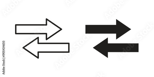 Transfer icon. Trendy stroke signs for website, apps and UI. Premium set of thin line icons.