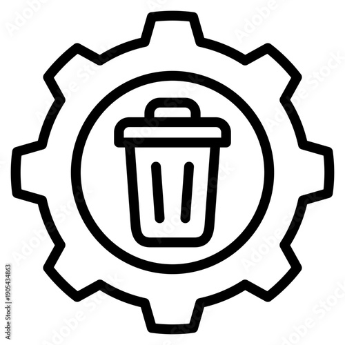 Waste Management  Icon Element For Design