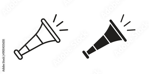 Vuvuzela icon. Trendy stroke signs for website, apps and UI. Premium set of thin line icons.