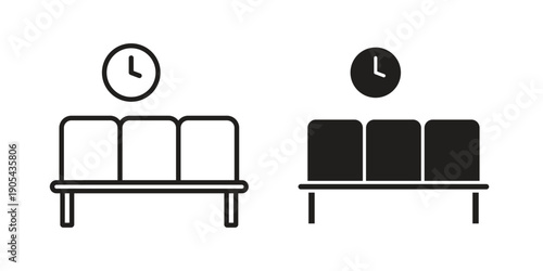 Waiting Room icon. Trendy stroke signs for website, apps and UI. Premium set of thin line icons.