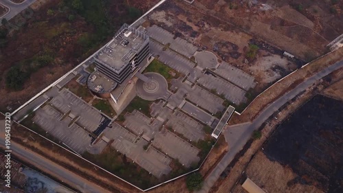 Beautiful aerial of the African First Ladies Peace Mission headquarters in Abuja, Nigeria