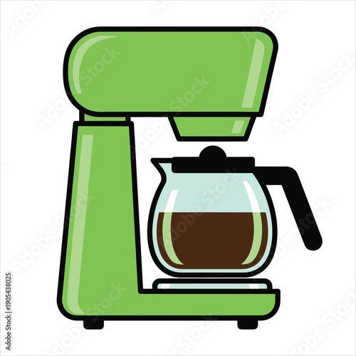 ThinkingGreen Drip Coffee Maker — Coffee Machine Clipart