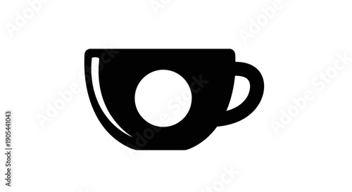 Jumping deer silhouette on white background