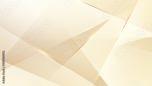 Luxury gold geometric background with golden lines abstract vector illustration
