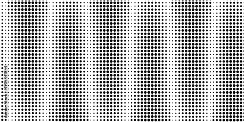 Basic halftone dots effect in black and white color. Halftone effect. Dot halftone. Black white halftone.Background with monochrome dotted texture. Polka dot pattern template. circle dot