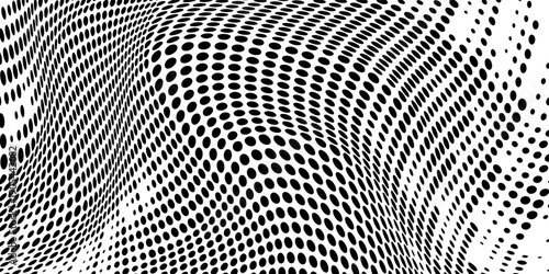 Basic halftone dots effect in black and white color. Halftone effect. Dot halftone. Black white halftone.Background with monochrome dotted texture. Polka dot pattern template. circle dot