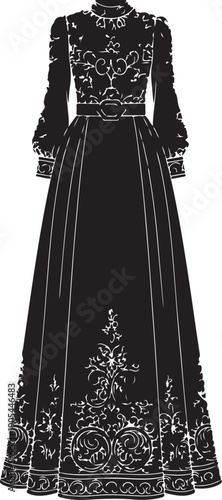 Formal modest wear silhouette