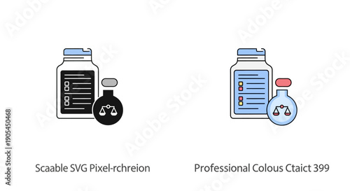 Legal medicine vector icon. Medical law concept.