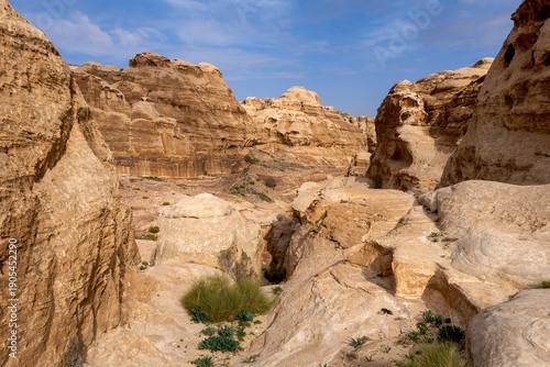 Wallpaper Mural Sandstone formations landscape in Petra, Jordan Torontodigital.ca