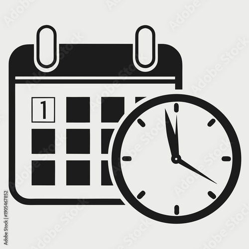 Time Management and Scheduling: Calendar and Clock Icon
Business Productivity: Planning, Deadlines, and Appointments
Organize Your Schedule: Date and Time Planner Concept
Event Planning: Calendar, Clo